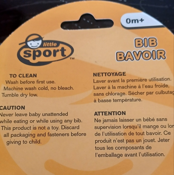 Little Sports Toronto Maple Leafs Baby Hockey Bib Set of 2 *New - Picture 5 of 7